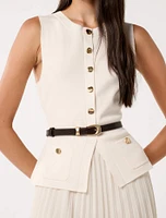 Daphne Waistcoat Midi Dress