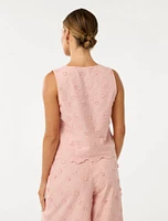 Colette Petite Broderie Top