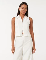 Felicity Zip Front Halter
