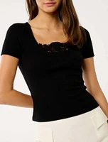 Shauna Trim Front Top