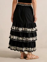 Blaire Embroidery Maxi Skirt