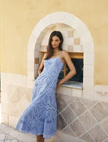 Molly Embroidered Midi