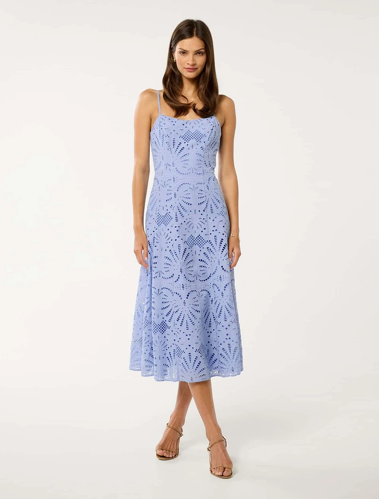 Molly Embroidered Midi