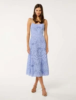 Molly Embroidered Midi