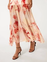 Luca Dropped Waist Maxi Dress
