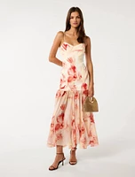 Luca Dropped Waist Maxi Dress