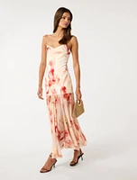 Luca Dropped Waist Maxi Dress