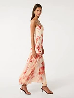 Luca Dropped Waist Maxi Dress