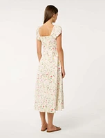Sallie Tie Front Midi