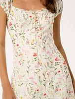Sallie Tie Front Midi