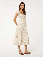 Sallie Tie Front Midi