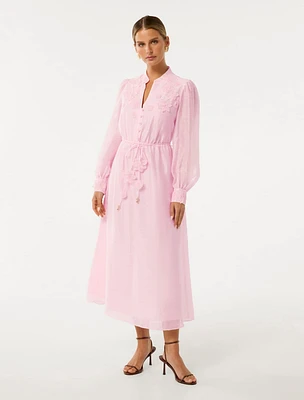 Yasmin Petite Floral Detail Midi