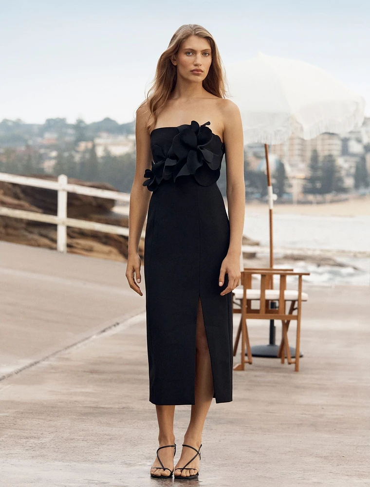 Tessa Flower Midi Dress