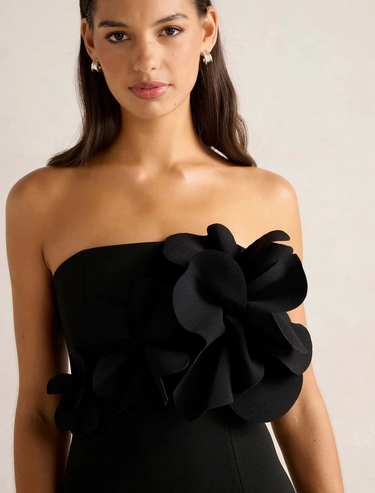 Tessa Flower Midi Dress