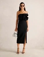 Tessa Flower Midi Dress