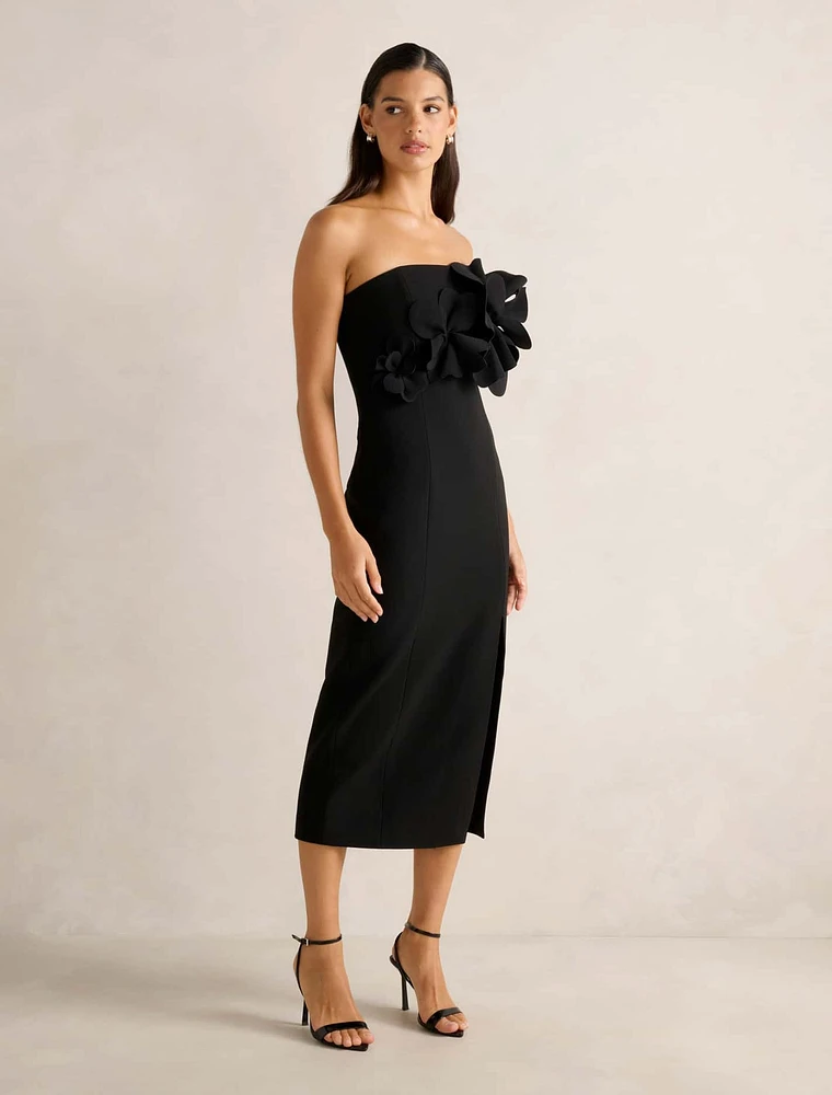 Tessa Flower Midi Dress