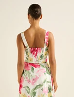 Talia Twist Front Bustier Top