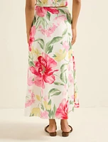 Talia Printed Midi Skirt