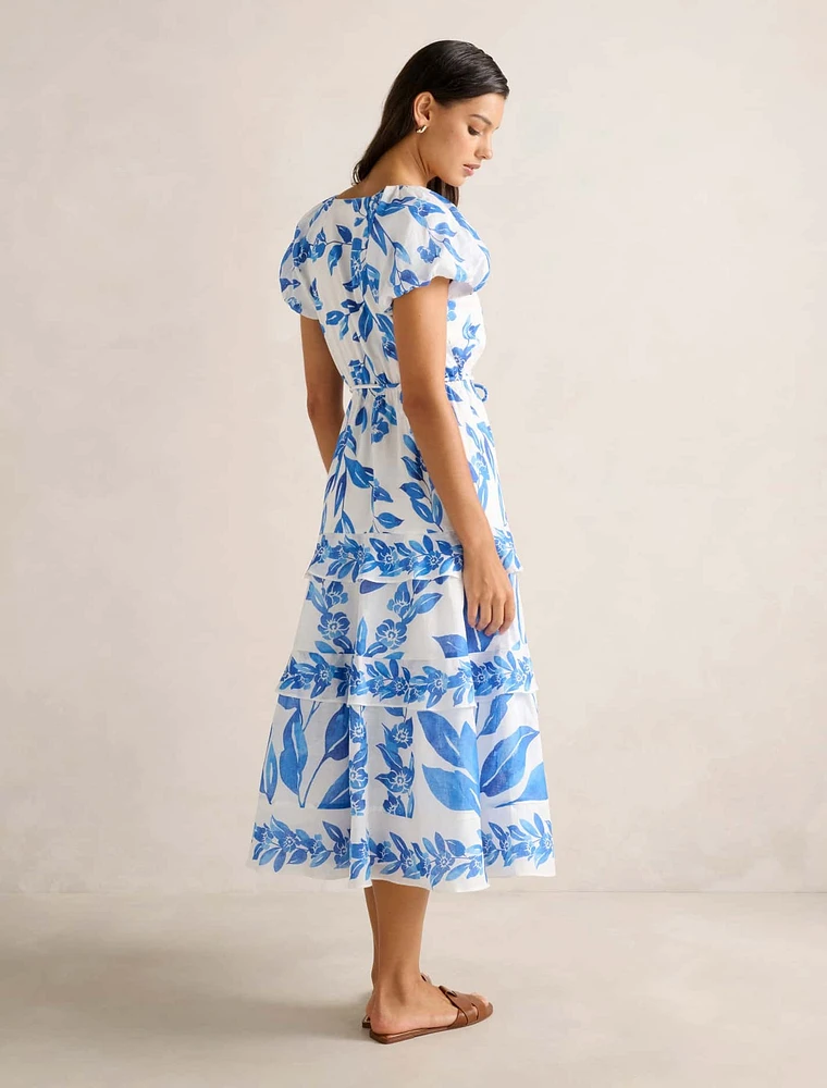 Iris Tiered Midi Dress
