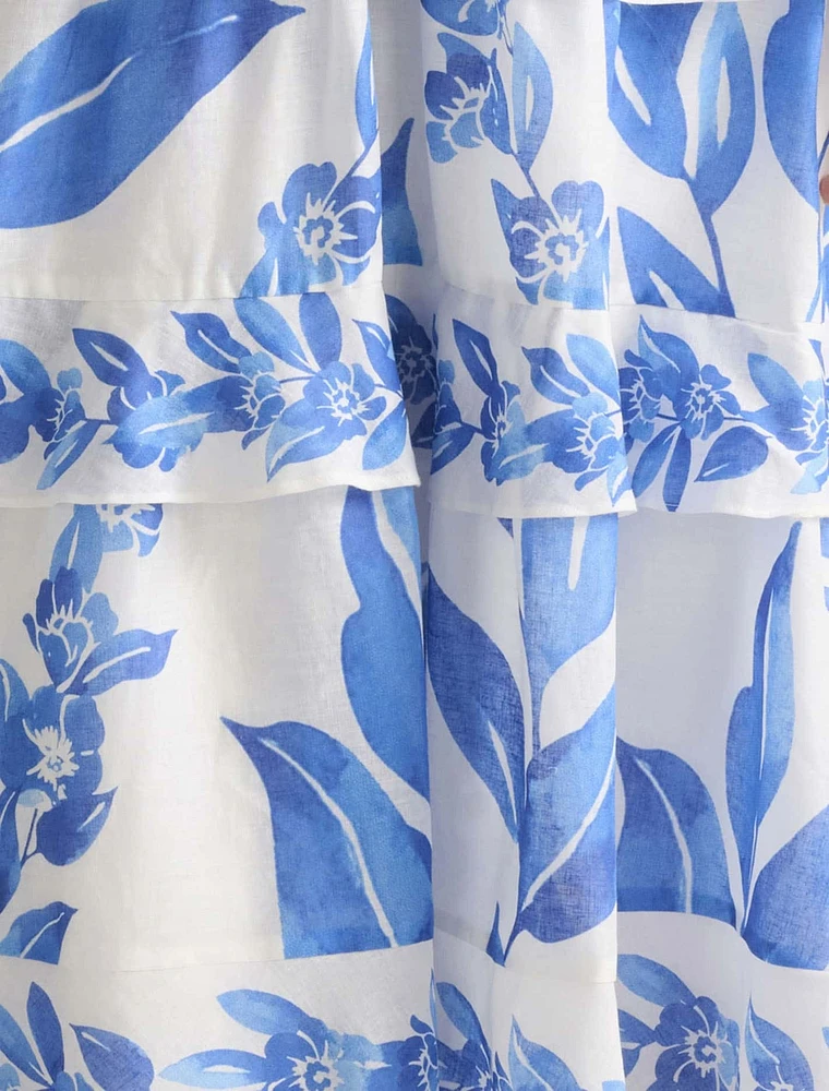 Iris Tiered Midi Dress