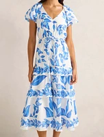 Iris Tiered Midi Dress