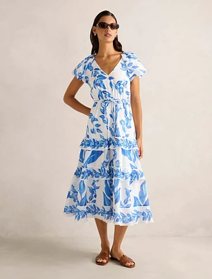 Iris Tiered Midi Dress