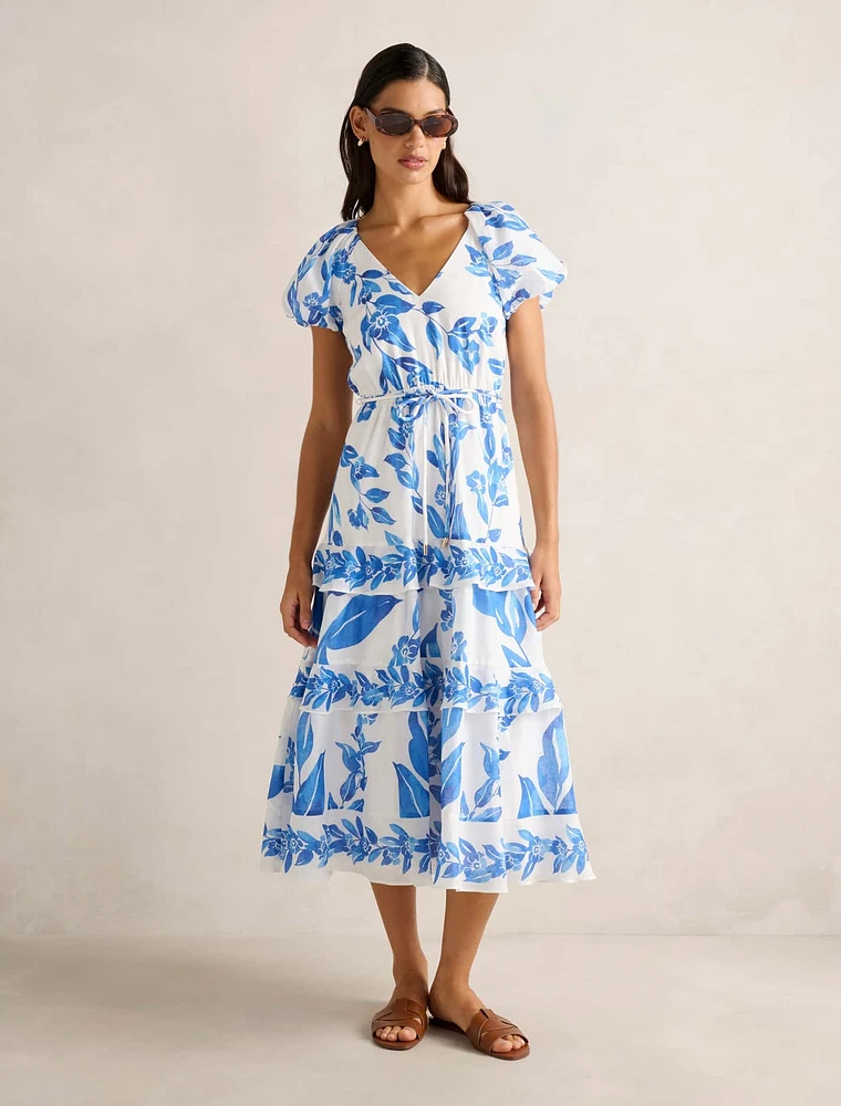 Iris Tiered Midi Dress