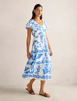 Iris Tiered Midi Dress