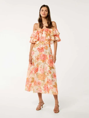 Jemima Ruffle Midi