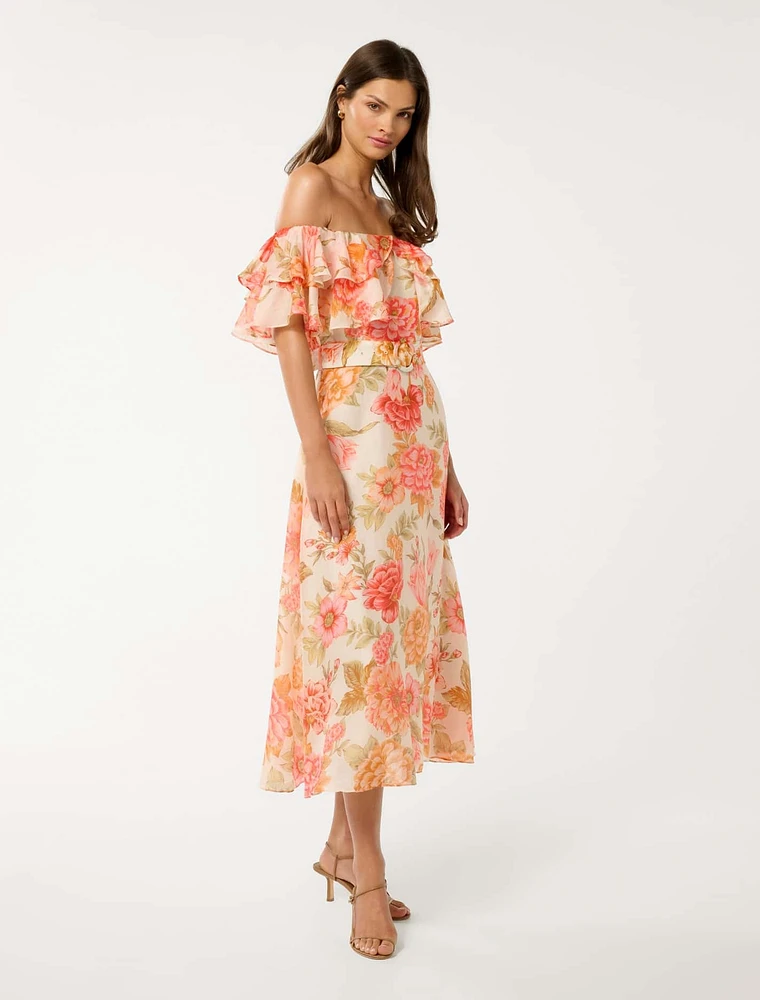 Jemima Ruffle Midi