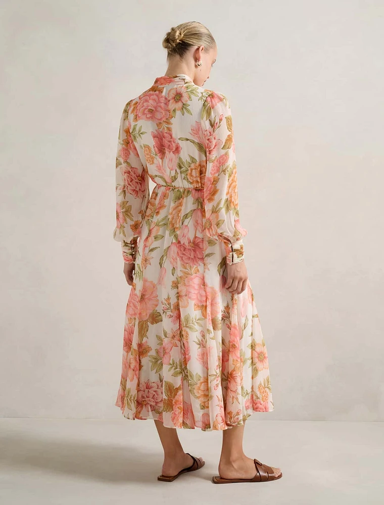 Tina Long Sleeved Midi