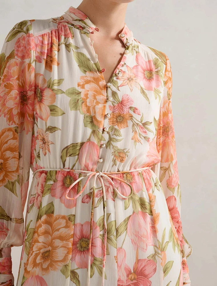 Tina Long Sleeved Midi