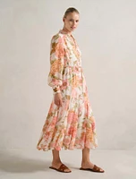 Tina Long Sleeved Midi