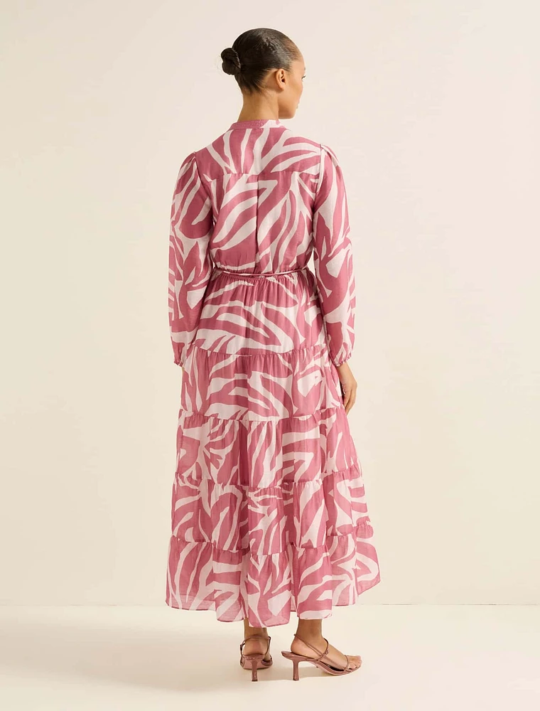 Adeline Tiered Midi Dress