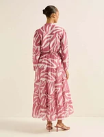 Adeline Tiered Midi Dress