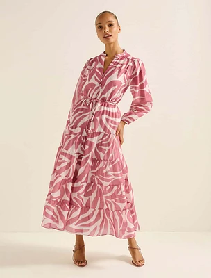 Adeline Tiered Midi Dress