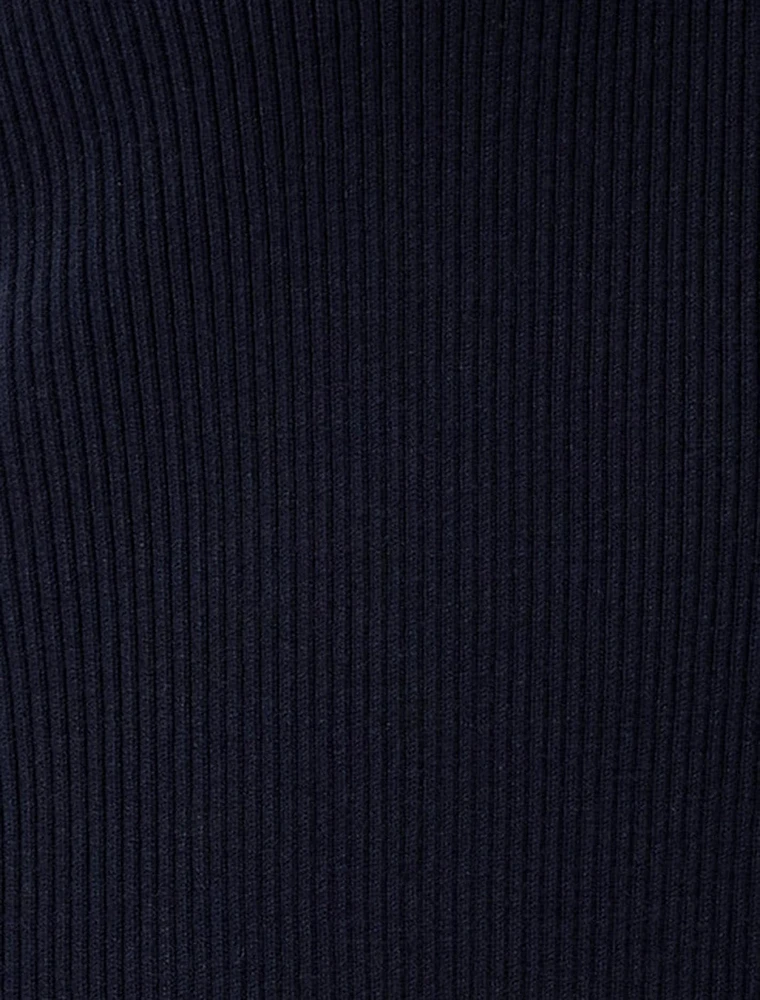 Kerry Petite Contrast Knit Mini Dress