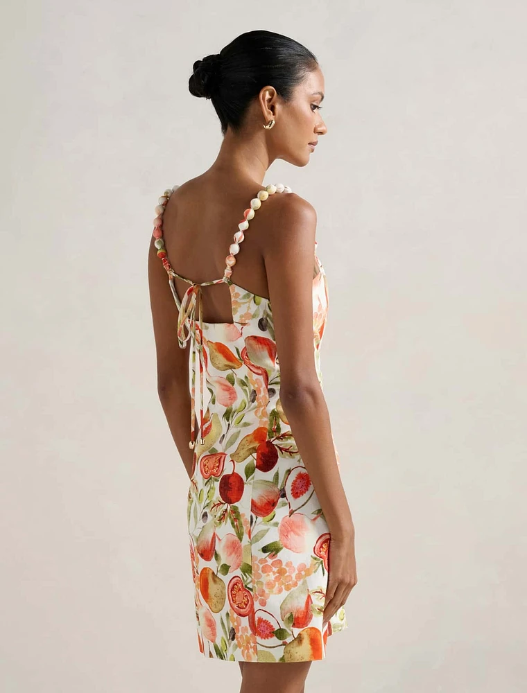 Sasha Petite Strappy Printed Mini