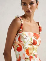 Sasha Petite Strappy Printed Mini