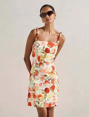 Sasha Petite Strappy Printed Mini