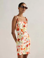 Sasha Petite Strappy Printed Mini