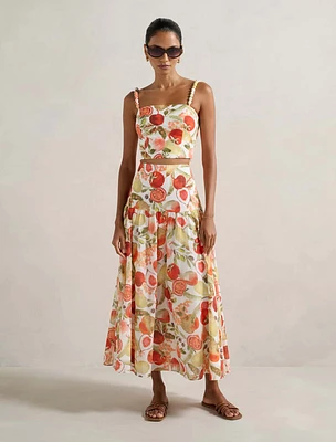 Flore Petite Midi Skirt
