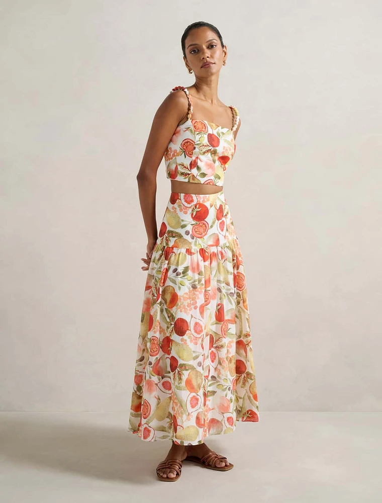 Flore Petite Midi Skirt