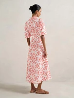 Rhiannon Petite Embroidered Midi Dress