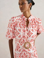 Rhiannon Petite Embroidered Midi Dress