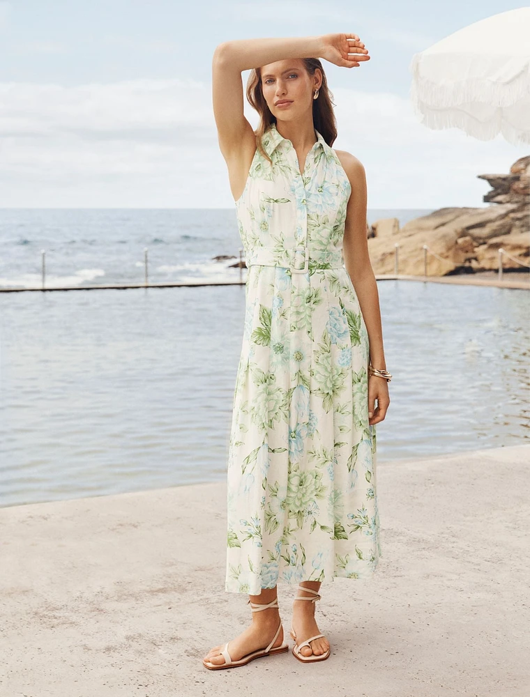 Lindsey Linen Tennis Dress