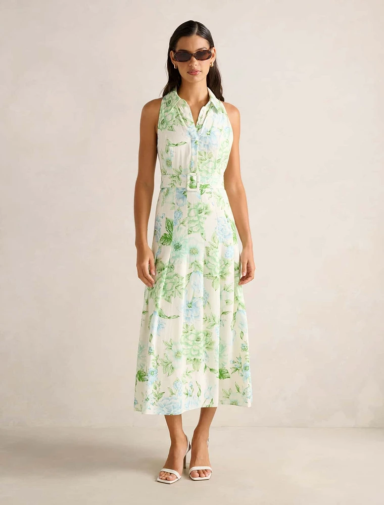 Lindsey Linen Tennis Dress