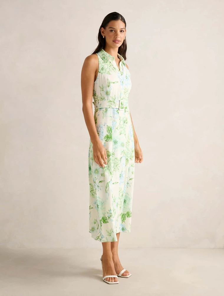 Lindsey Linen Tennis Dress