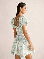 Camden Bubble Sleeve Mini Dress