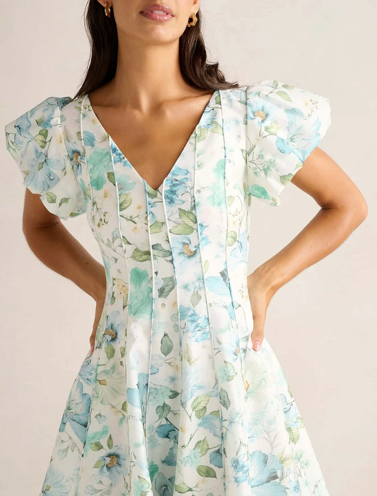Camden Bubble Sleeve Mini Dress